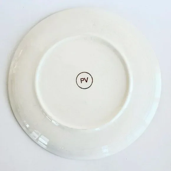 Antique Plates, 2 Parry Vielle PV French Limoges - Picture 5 of 10